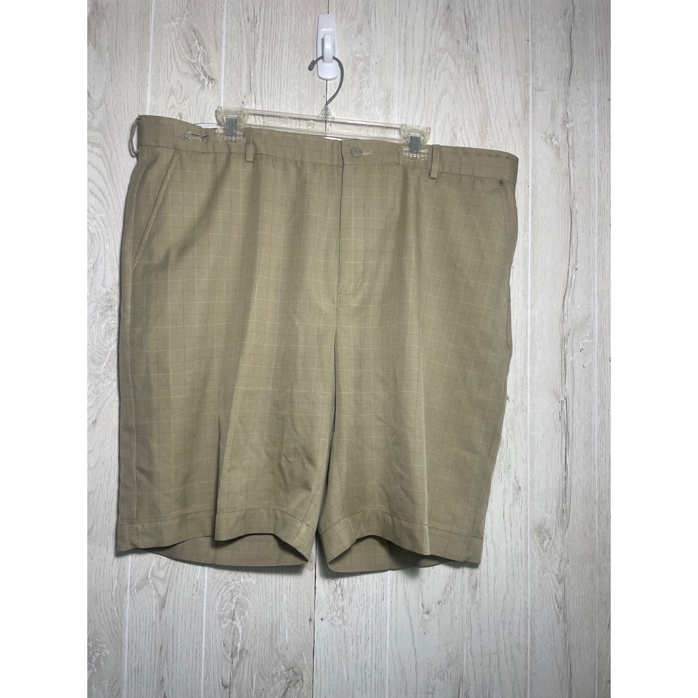 Greg Norman‎ Checkered Brown Out Secher Par Cluburqge Shorts Size 42